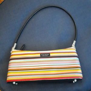 EUC Kate Spade Striped bag